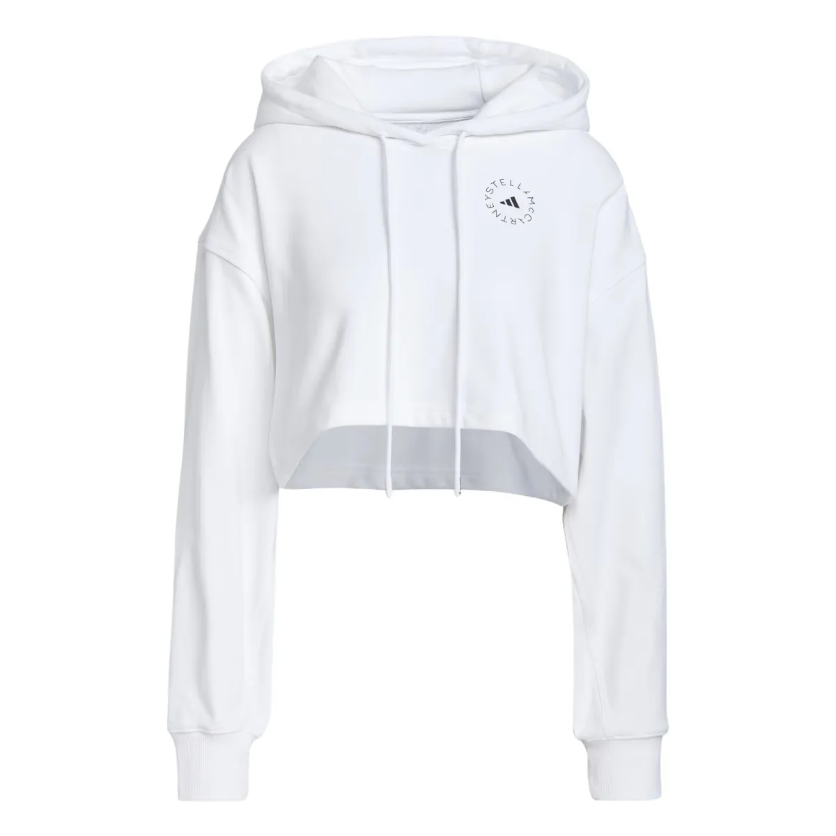 Adidas X Stella McCartney Sweatshirts Women's White Hooded Moderate Regular
