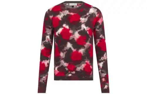DIOR Sweater 'Red/Multicolor'