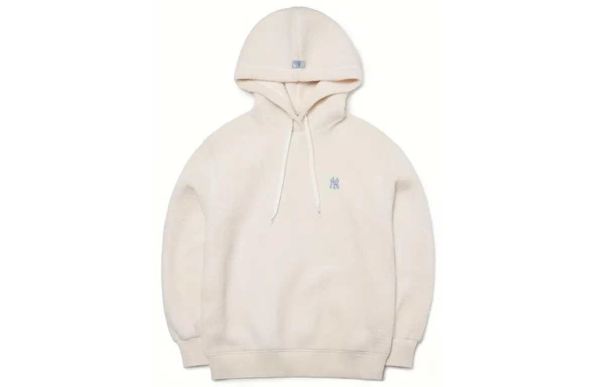 MLB Basic Logo Sweatshirts Women's White Hooded Moderate Regular