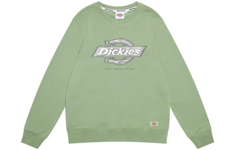 Dickies Sweatshirts Women's Basil Green Crew Neck Moderate Heavyweight