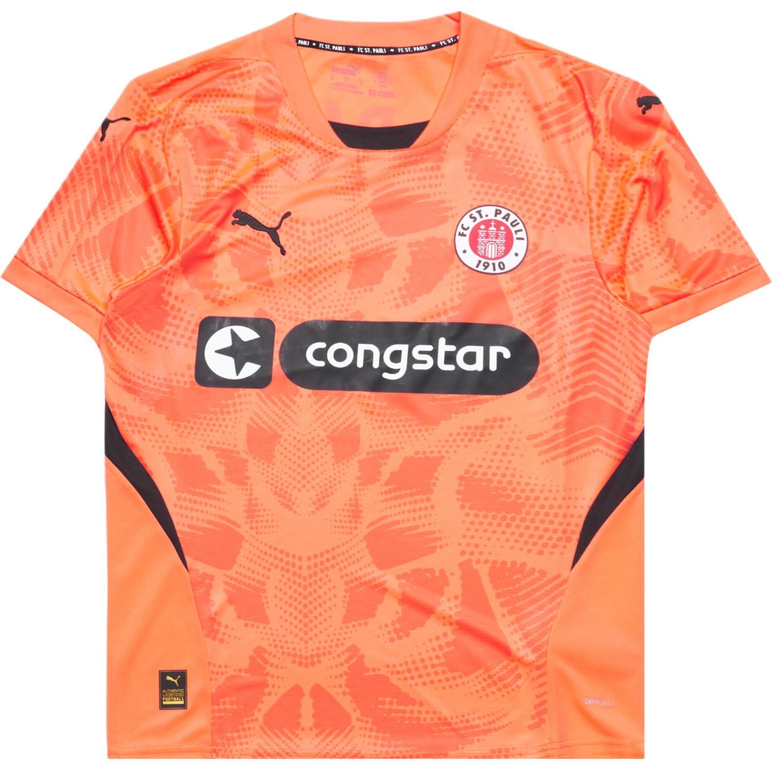 PUMA FC St. PauliDRYCELL FW24 GK Jersey Soccer Jersey Men’s Orange
