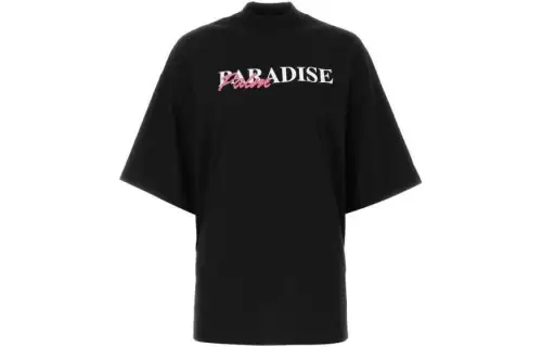 PALM ANGELS Crew Neck T Shirt Black