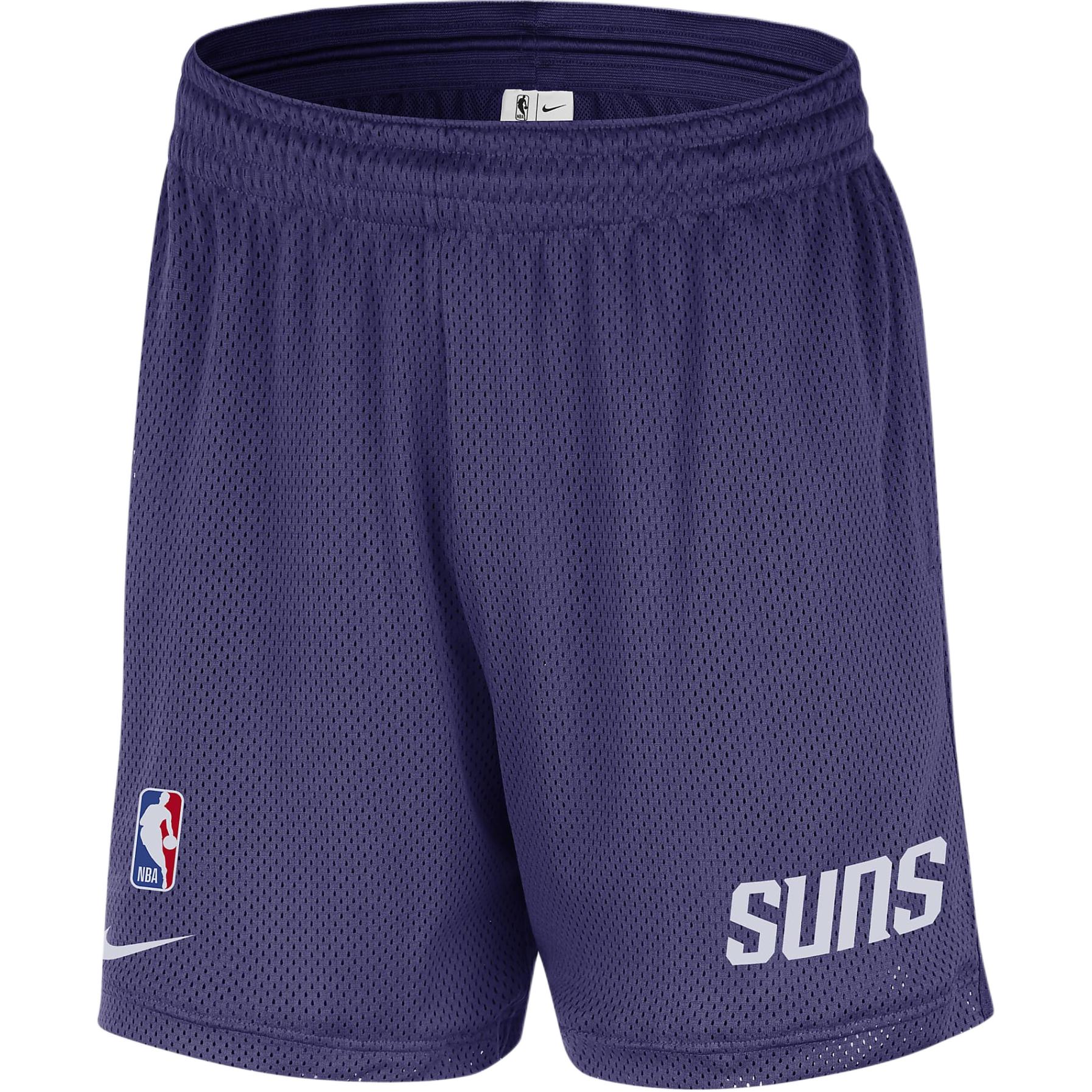 Nike NBA Phoenix Suns Letter Breathable Loose Basketball Pants Men's New Orchid Purple