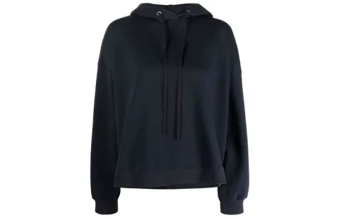 Maison Margiela Sweatshirts Women's Blue Hooded Moderate Regular
