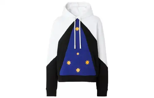 Burberry Southern Cross Graphic Hoodie Blue/White