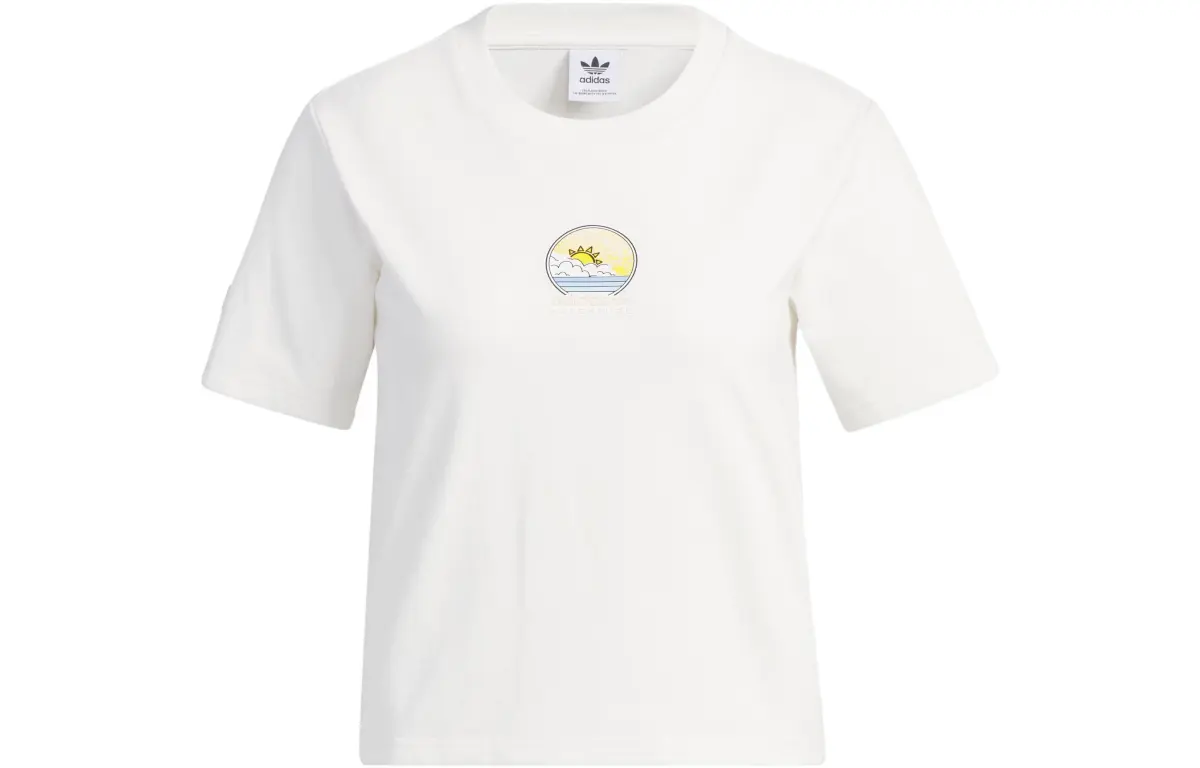 adidas originals Women's Outdoor Tee 'Cloud White'