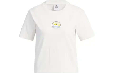 adidas originals Women's Outdoor Tee 'Cloud White'
