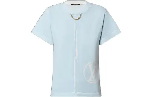 LOUIS VUITTON T Shirt Women's Light Blue