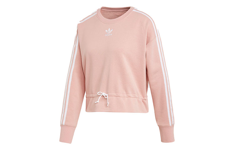 Женское худи adidas originals Clover series Sweater (розовое) — фото 1