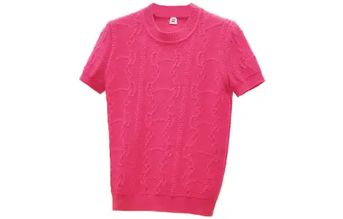 HERMES FW22 Sweater Women's Rose Pink