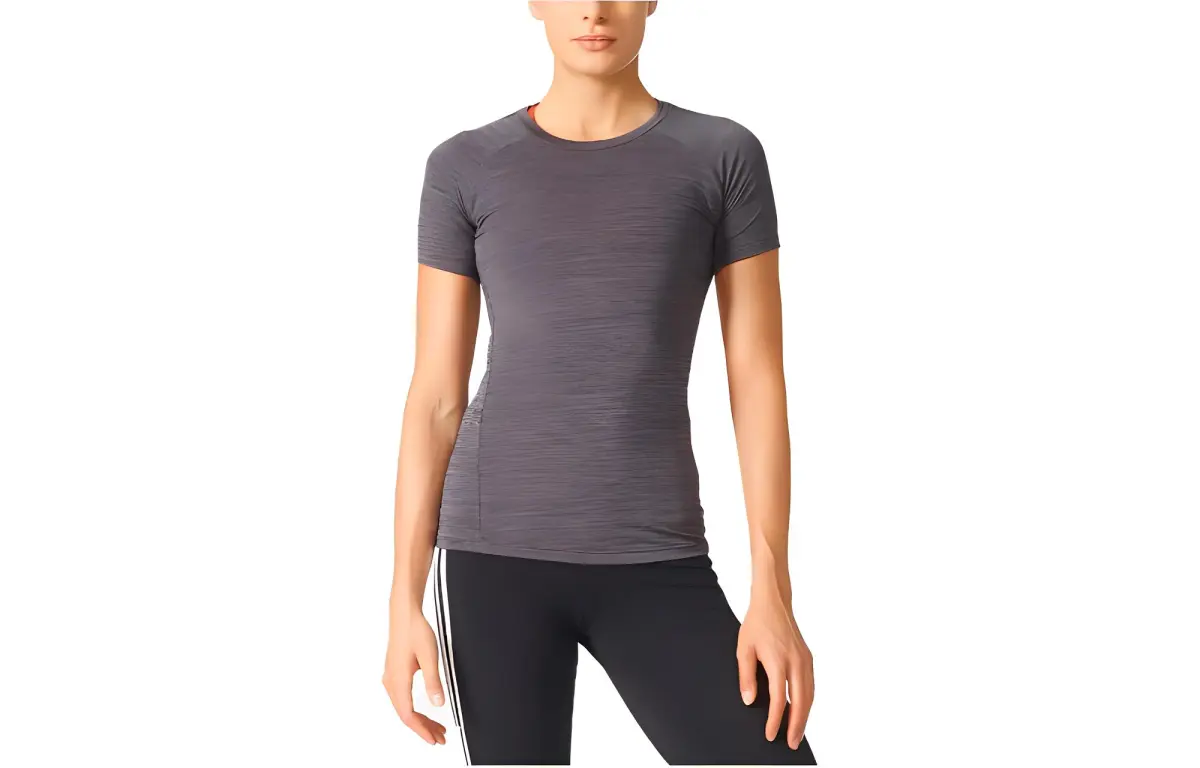 Adidas T Shirt Women's Shadow Trace Gray