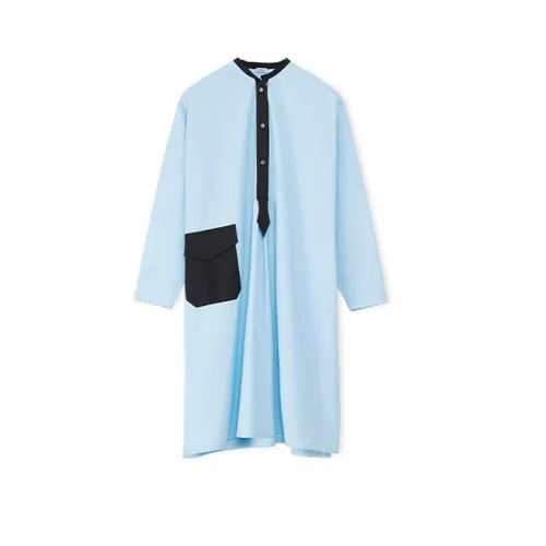 LOEWE Shirts Women's Blue Crew Neck Moderate Shirt