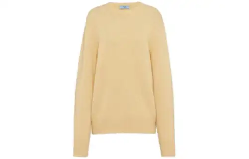 PRADA Long-Sleeved Crewneck Knitted Jumper