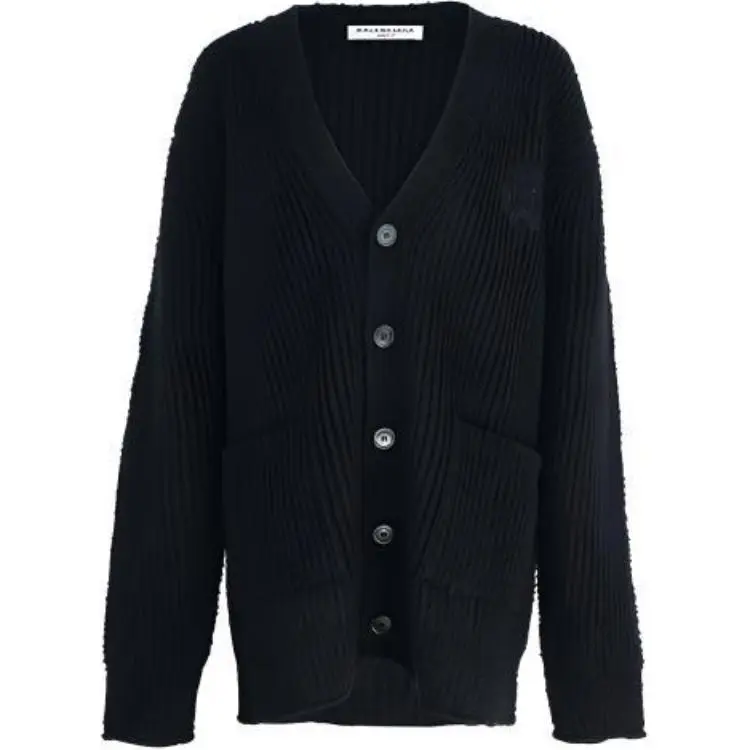 Balenciaga Oversized V-Neck Cardigan