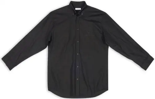 Balenciaga Chinese Valentine's Day FW22 Shirt Loose Fit Women's Black