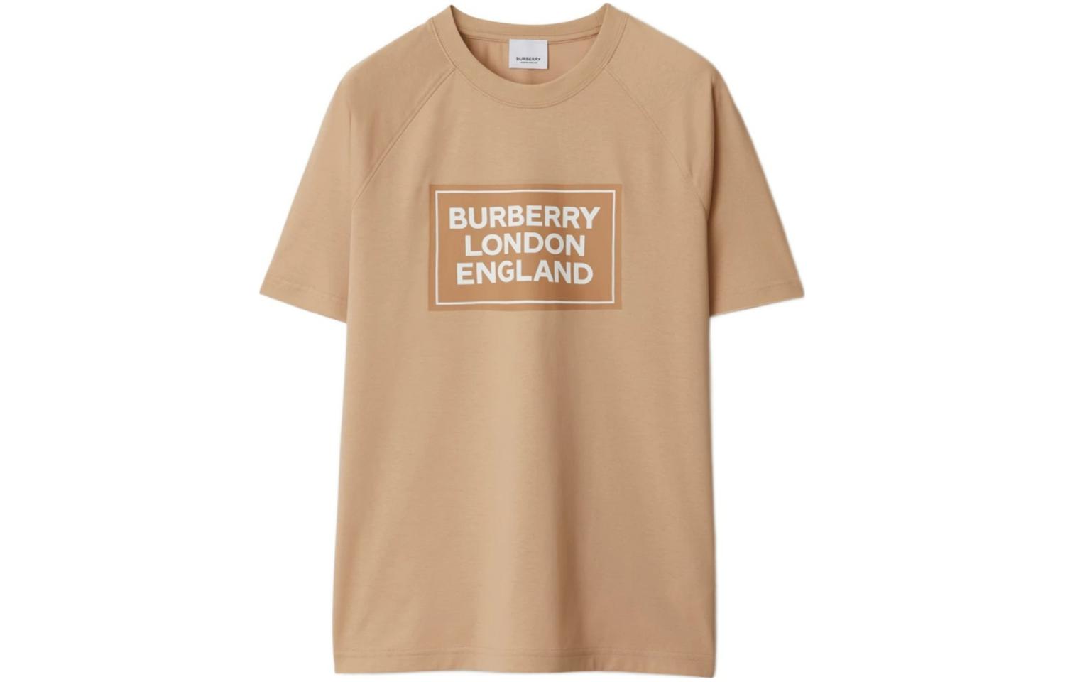 Женская футболка Burberry Burberry (бежевая)