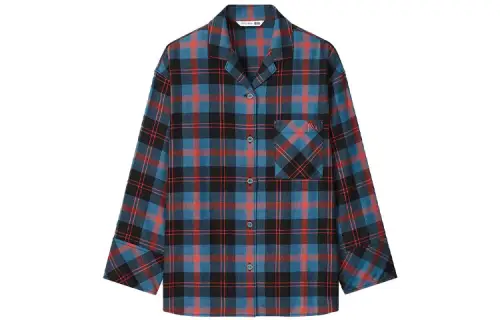 UNIQLO X JW Anderson Uniqlo Jw Anderson Co Branded Series Shirts Women's Royal Blue Cuban Collar Moderate Other