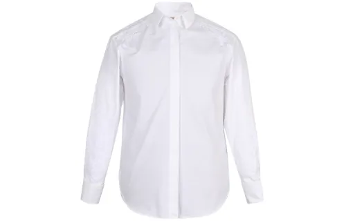 Burberry Shirts Women's White Pointed Collar Moderate