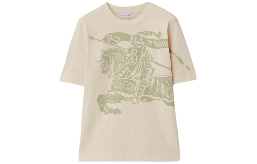Женская футболка Burberry (белая)
