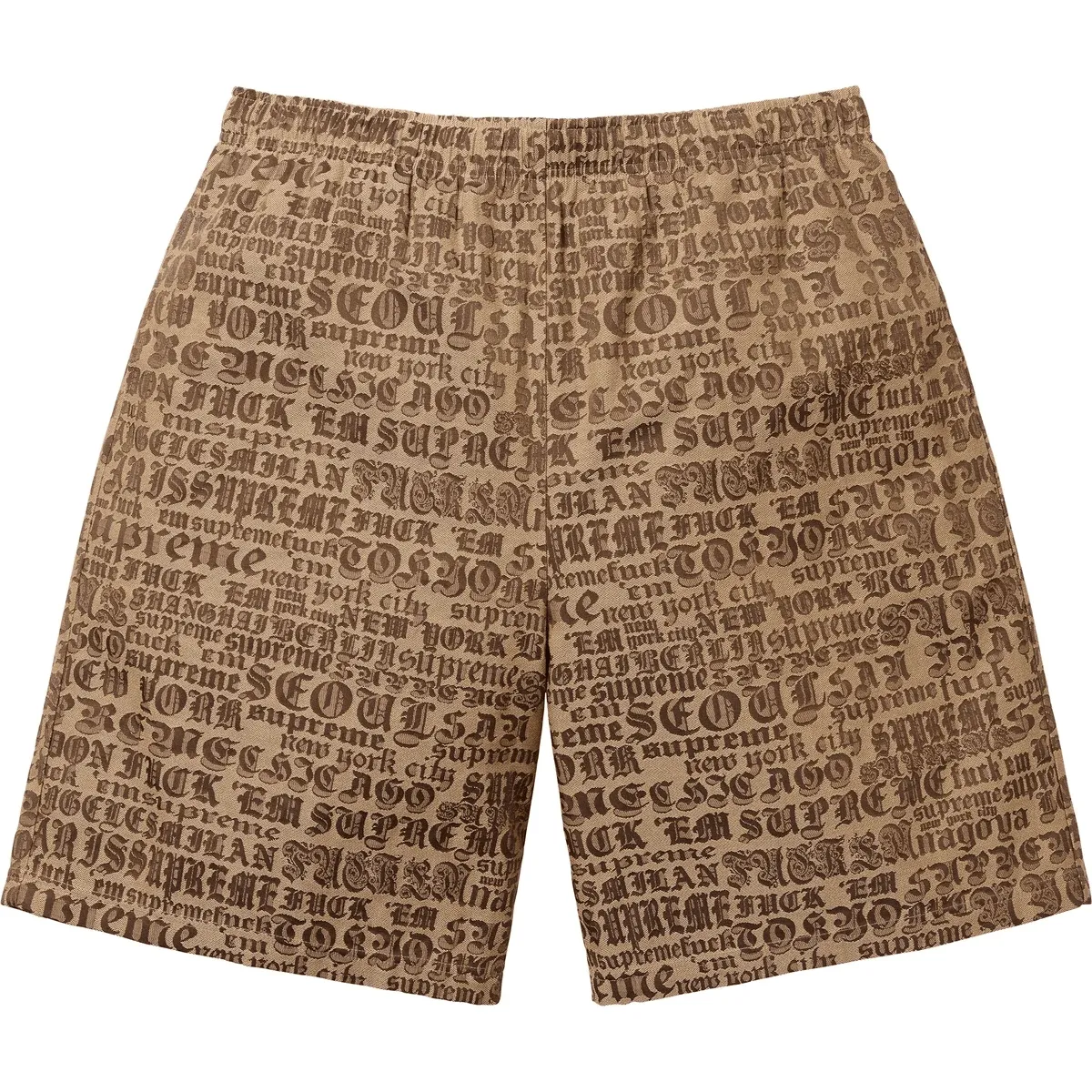 Supreme Cities Jacquard shorts