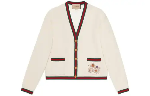 GUCCI Lovelight FW22 Cardigan Women's Ecru, Back To School Season