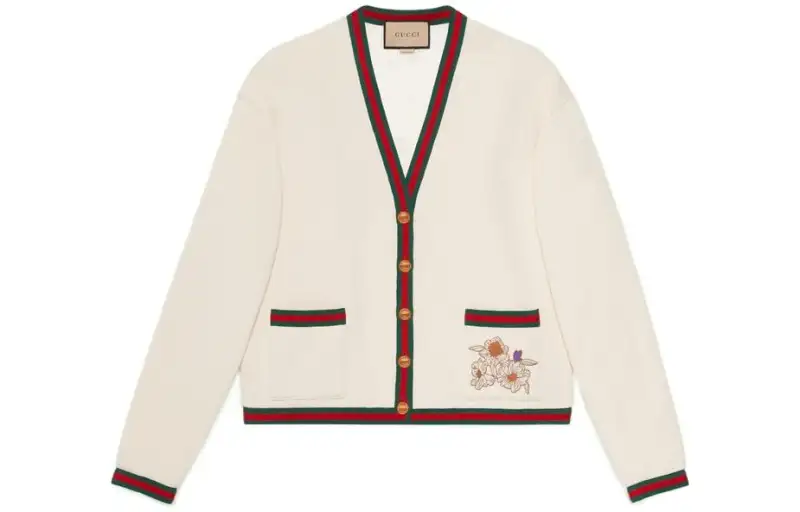 GUCCI Lovelight FW22 Cardigan Women's Ecru, Back To School Season