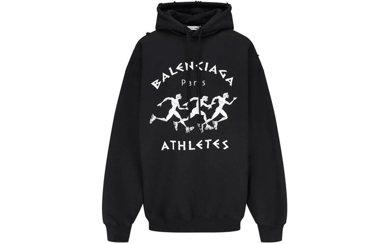 Женские худи Balenciaga (черные)