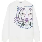 KENZO Sweatshirts Women's White Crew Neck Moderate Heavyweight