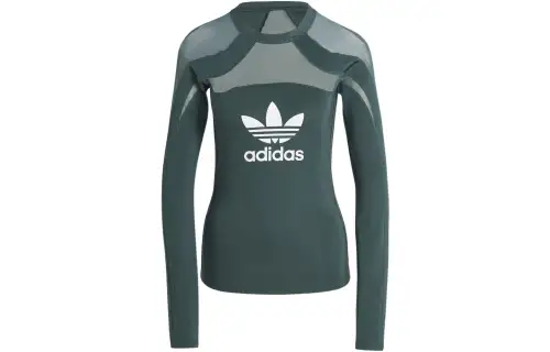 Adidas Originals T Shirt Women's Peacock Green