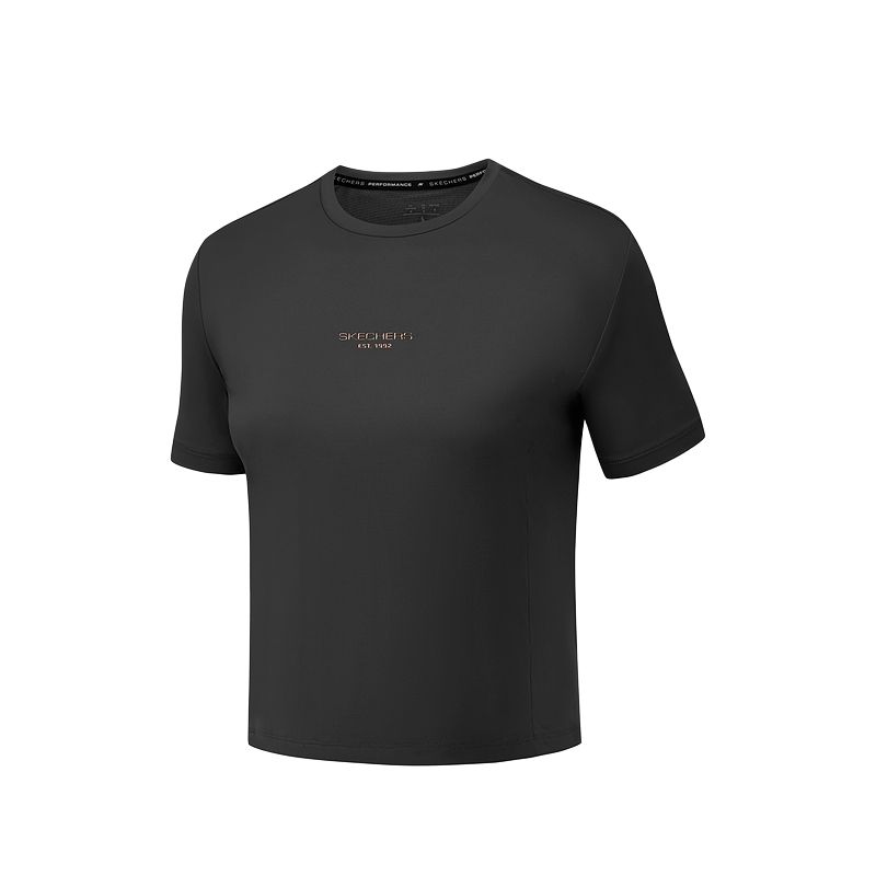Skechers GODRI T Shirt Women’s Carbon Black