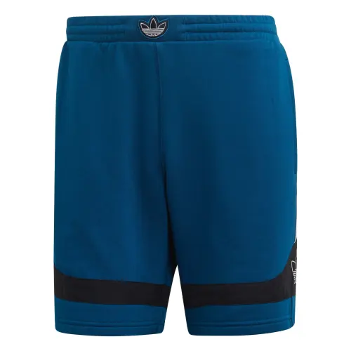 Adidas Originals Trefoil Collection Outfit Casual Shorts Men's Legend Marine Blue/White