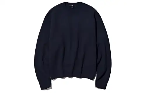 UNIQLO Sweaters Women's Navy Blue Crew Neck Moderate Other