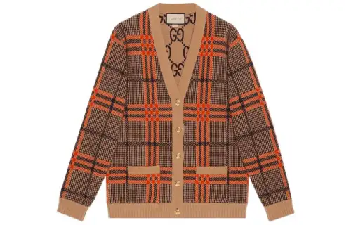 reversible wool cardigan