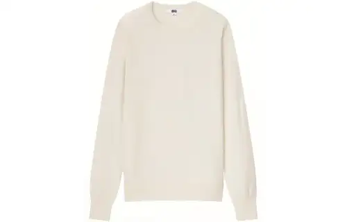 UNIQLO Sweaters Women's Ivory Crew Neck Moderate Other