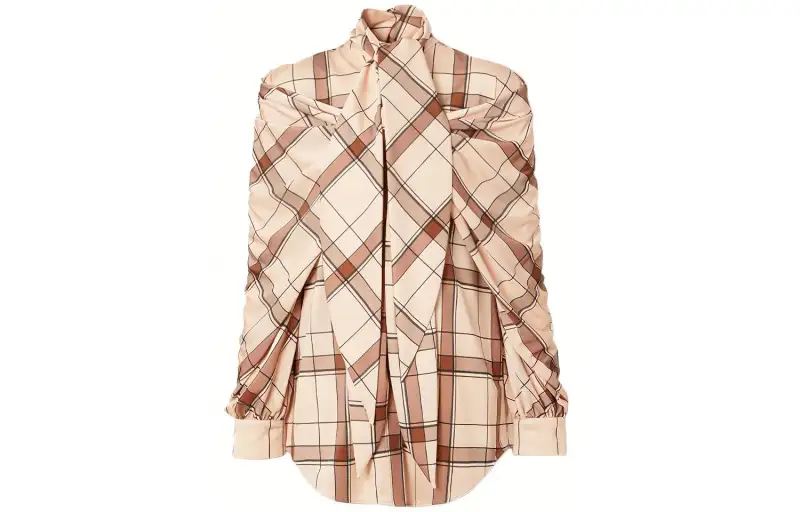 Burberry Shirts Women's Yellow Stand Collar Moderate Other
