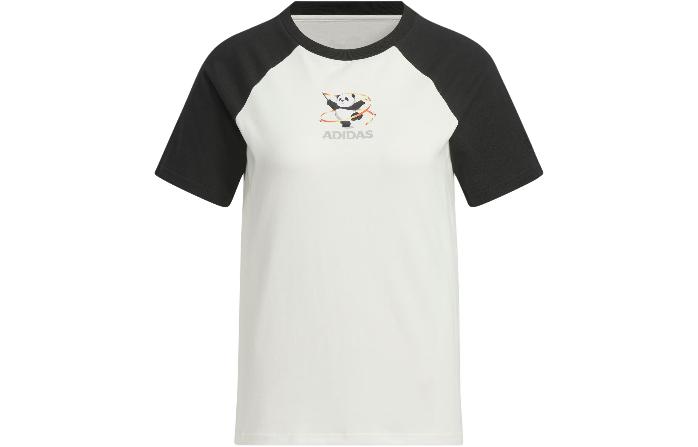 Женская футболка adidas (черная)