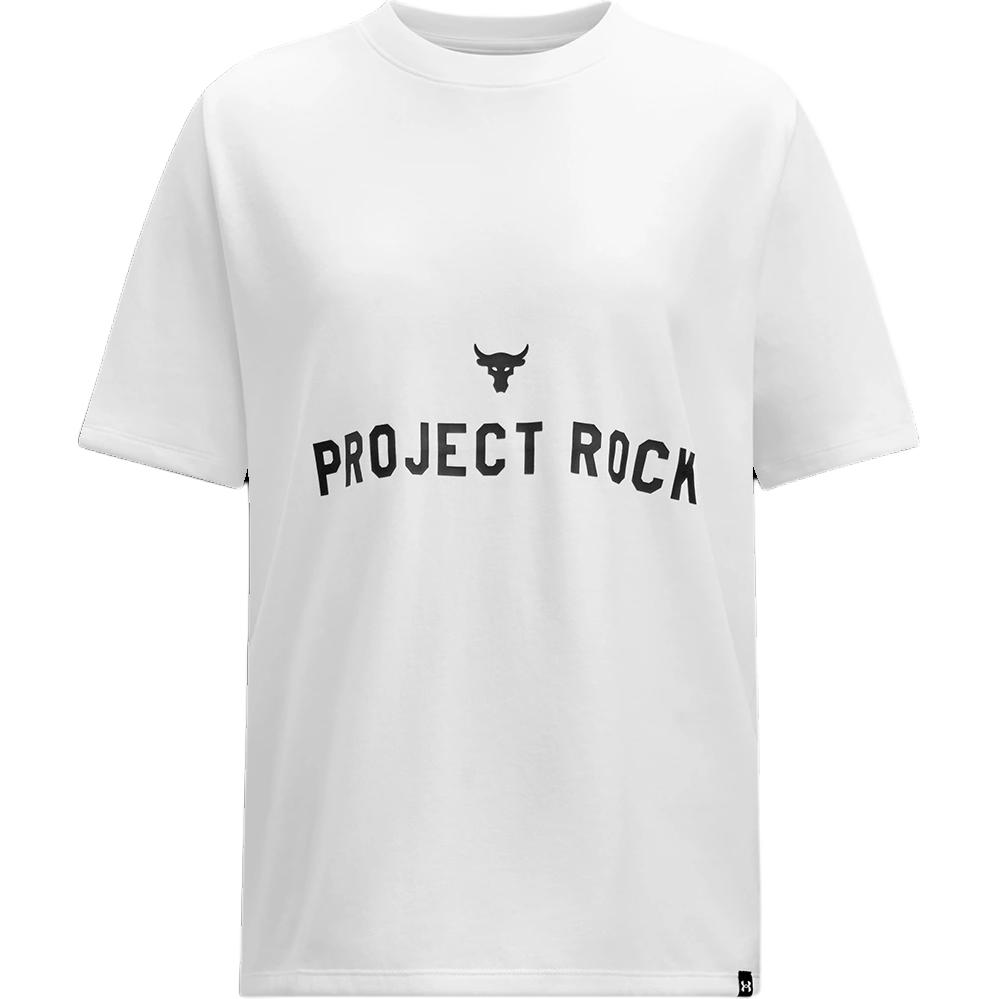 Женские футболка Under Armour Project Rock Campus (белая)
