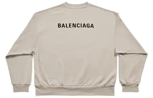 Balenciaga SS23 Drop Shoulder Sleeve T Shirt Women's Gray Loose Fit
