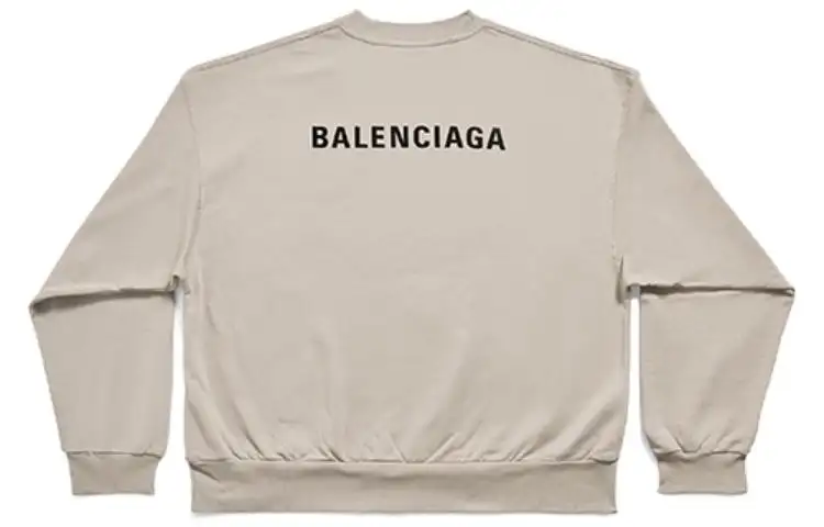 Balenciaga SS23 Drop Shoulder Sleeve T Shirt Women's Gray Loose Fit