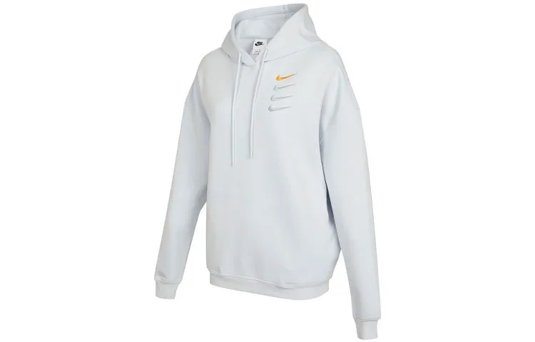 Nike Sweatshirts Women's White Hooded Moderate Regular