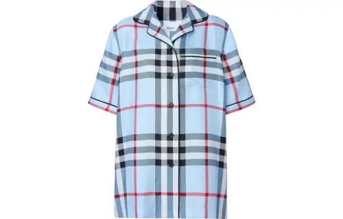 Burberry Shirt Women's Light Blue