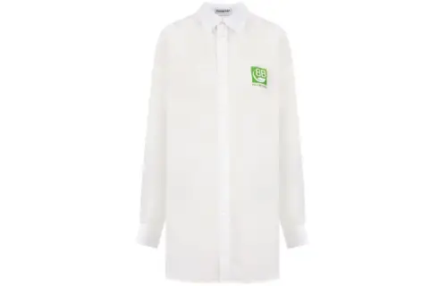 Balenciaga Shirts Women's White Lapel Moderate