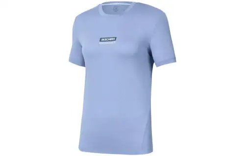 Skechers T Shirts Women's Crew Neck Moderate Straight Fit