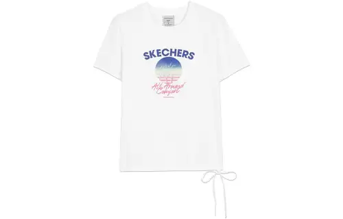 Skechers Colorful T Shirts Women's Crew Neck Moderate