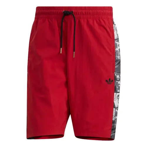 Adidas Originals Casual Shorts Men's Black Red