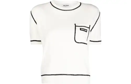 MIU MIU SS23 T Shirt Women's White