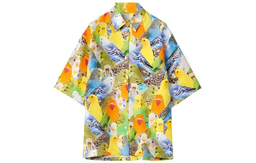 LOEWE Shirts Women's Multicolor Lapel Moderate Other