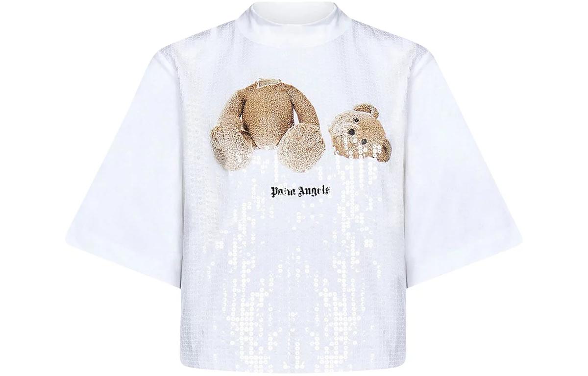 Женская футболка PALM ANGELS FW22 (белая)