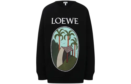 LOEWE SS21 Sweatshirt Women's Black