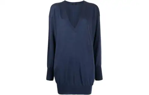 GUCCI SS22 Cashmere Sweater Women's Blue
